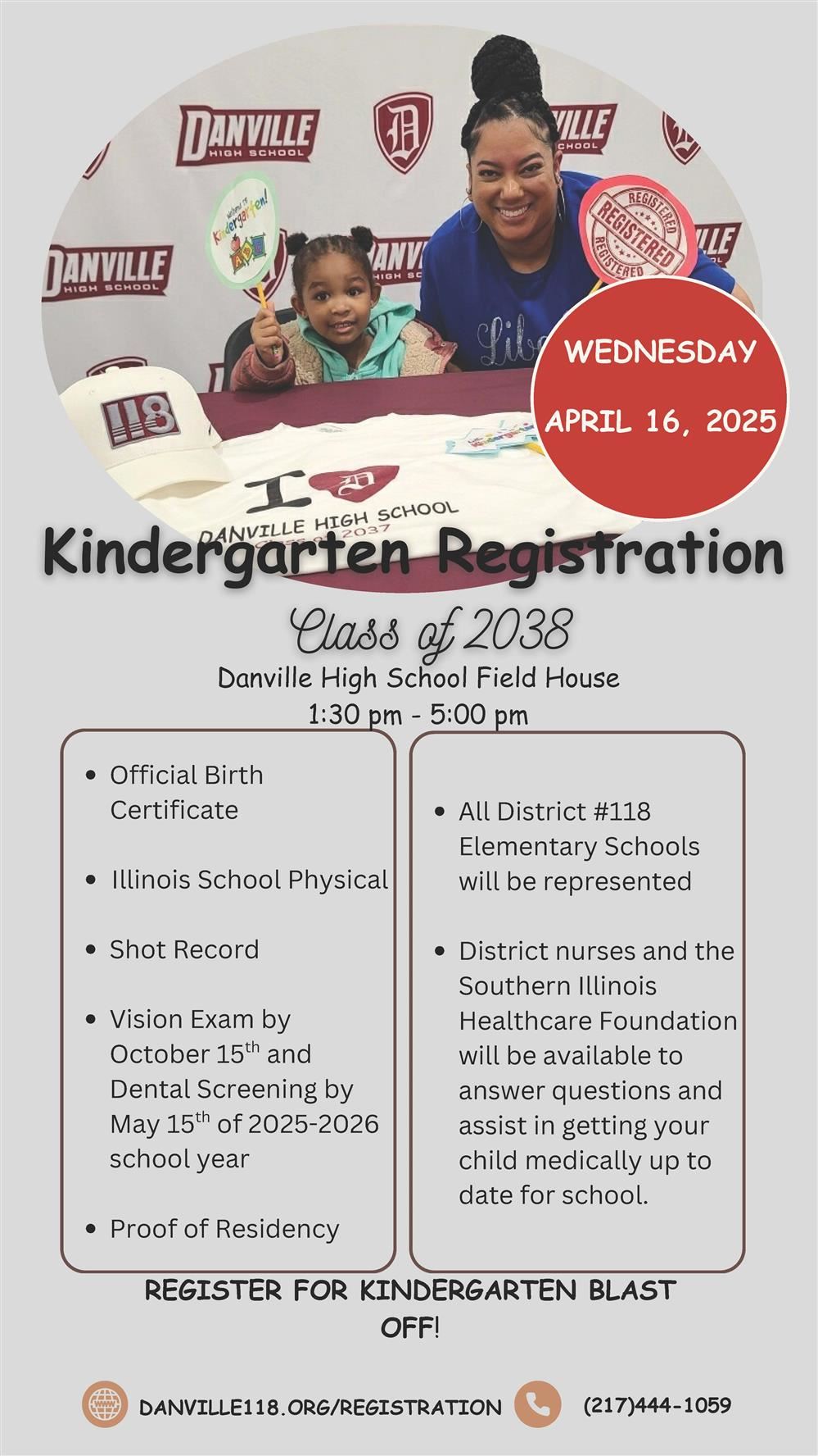  Kindergarten Registration